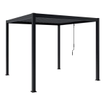 Pergola ogrodowa tarasowa aluminiowa NORDVIC Skyline 3 x 3 m Antracyt